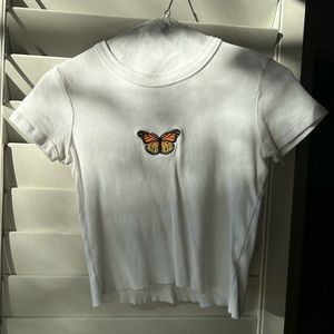 white brandy melville top